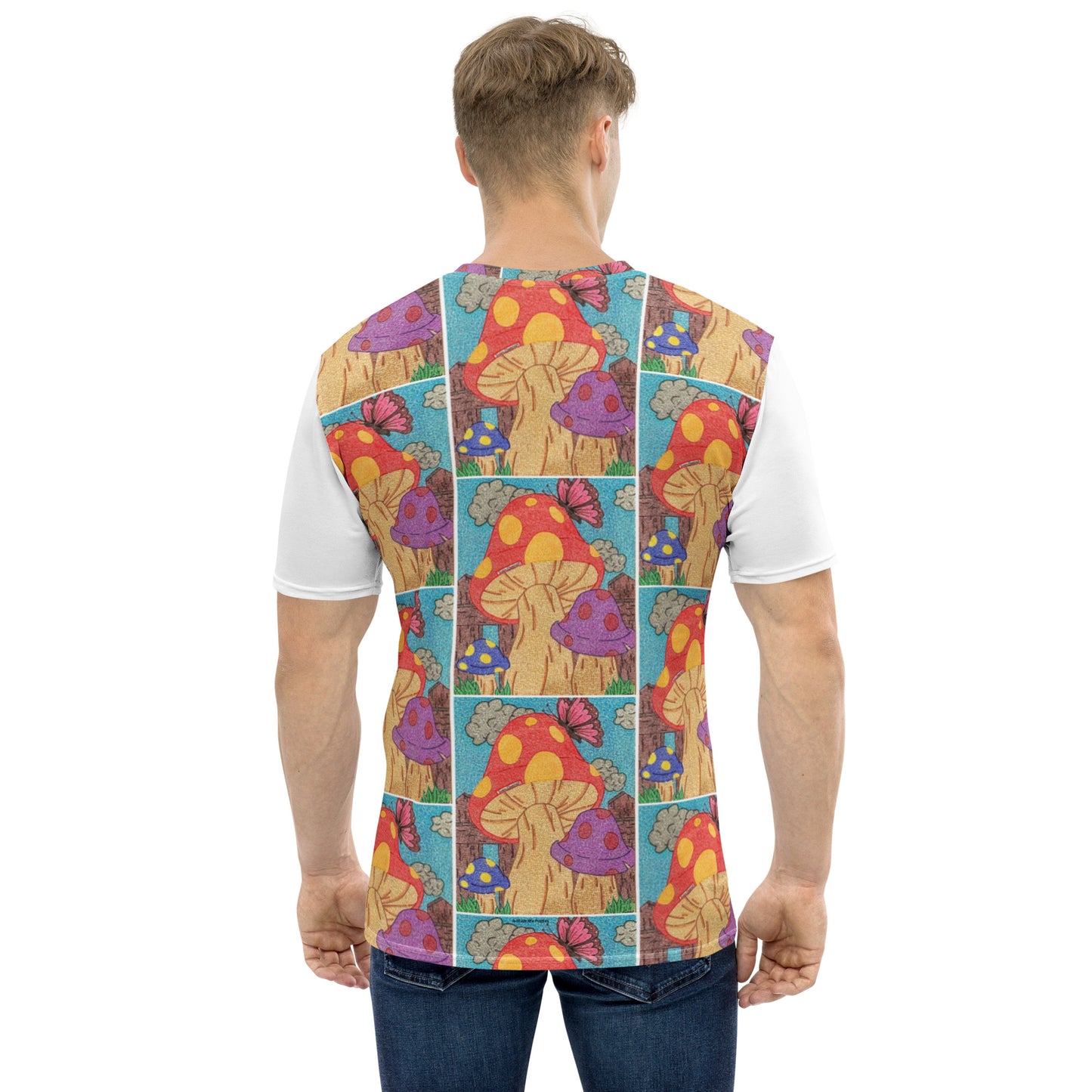 Mushrooms Maze Men's T-Shirt