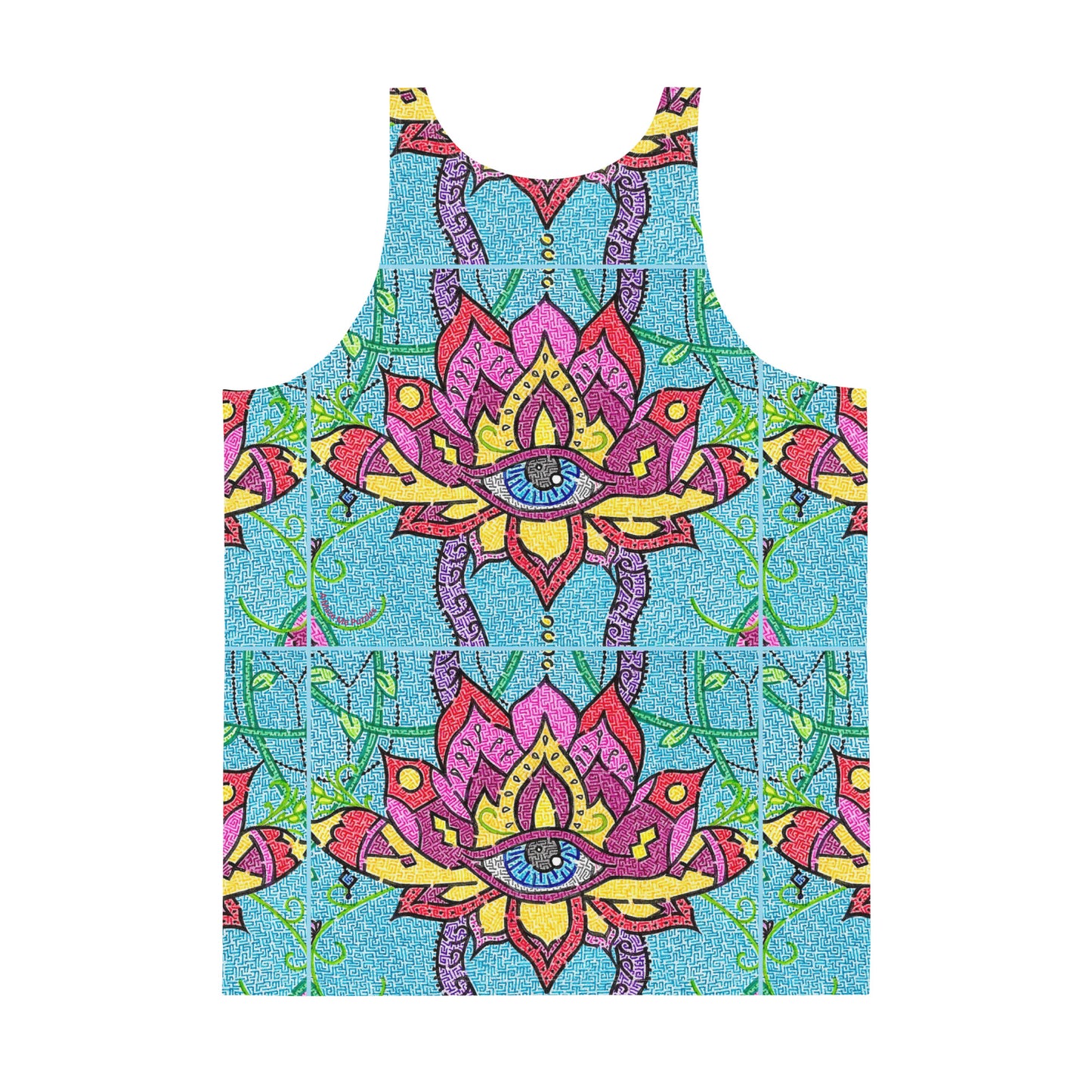 Mandala Maze Men's Tank Top