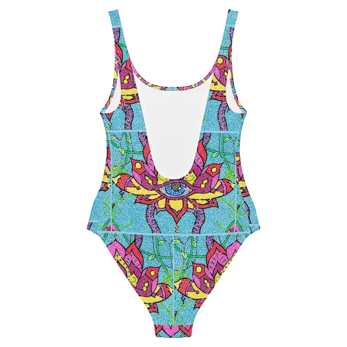 Mandala Maze One-Piece Swimsuit