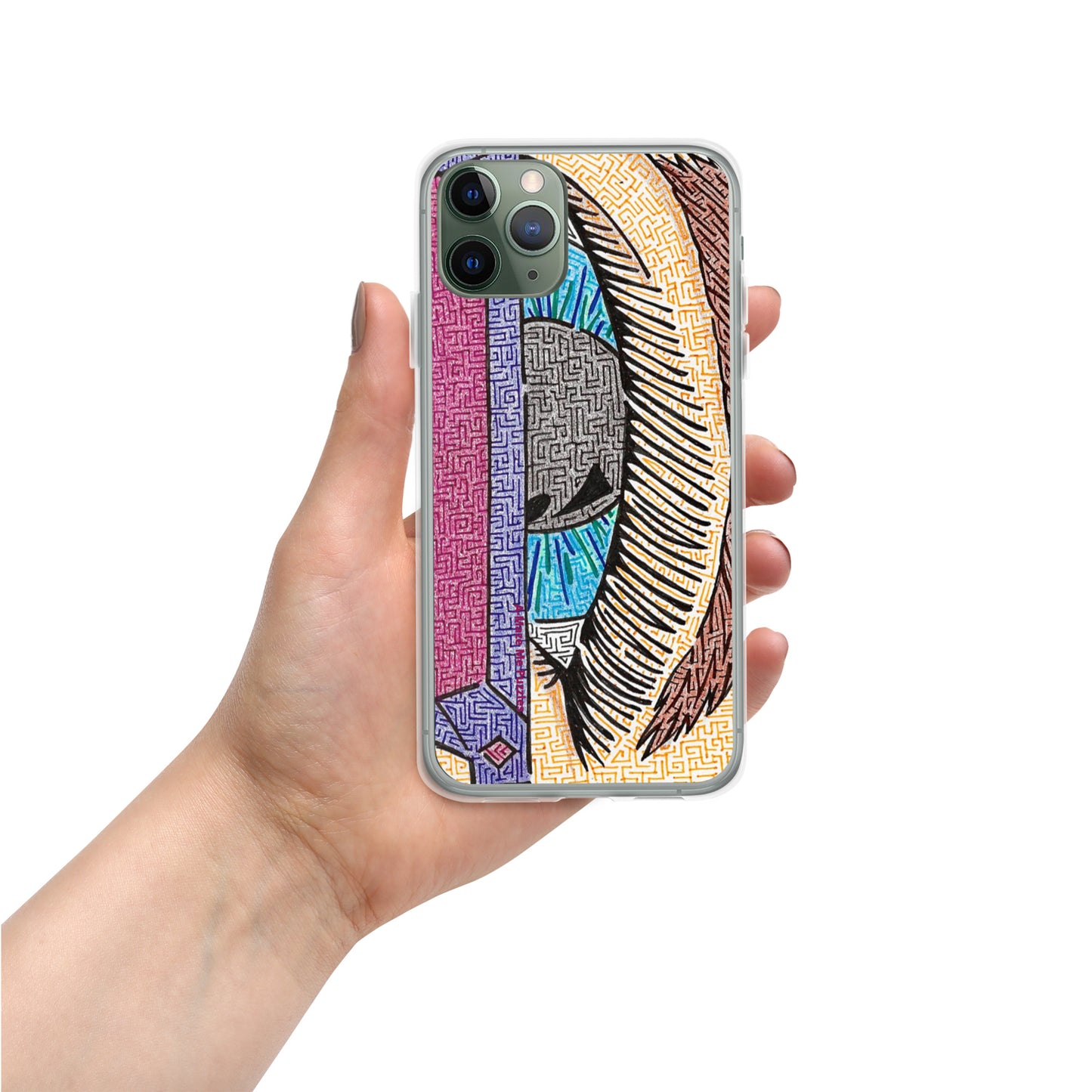 Eye Pop-Art Maze iPhone Case
