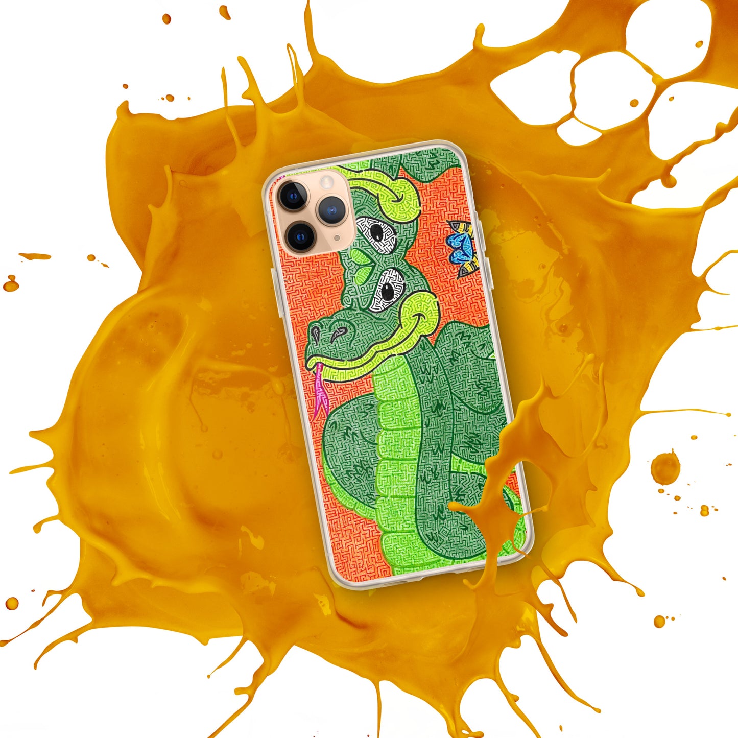 Snake Maze iPhone Case
