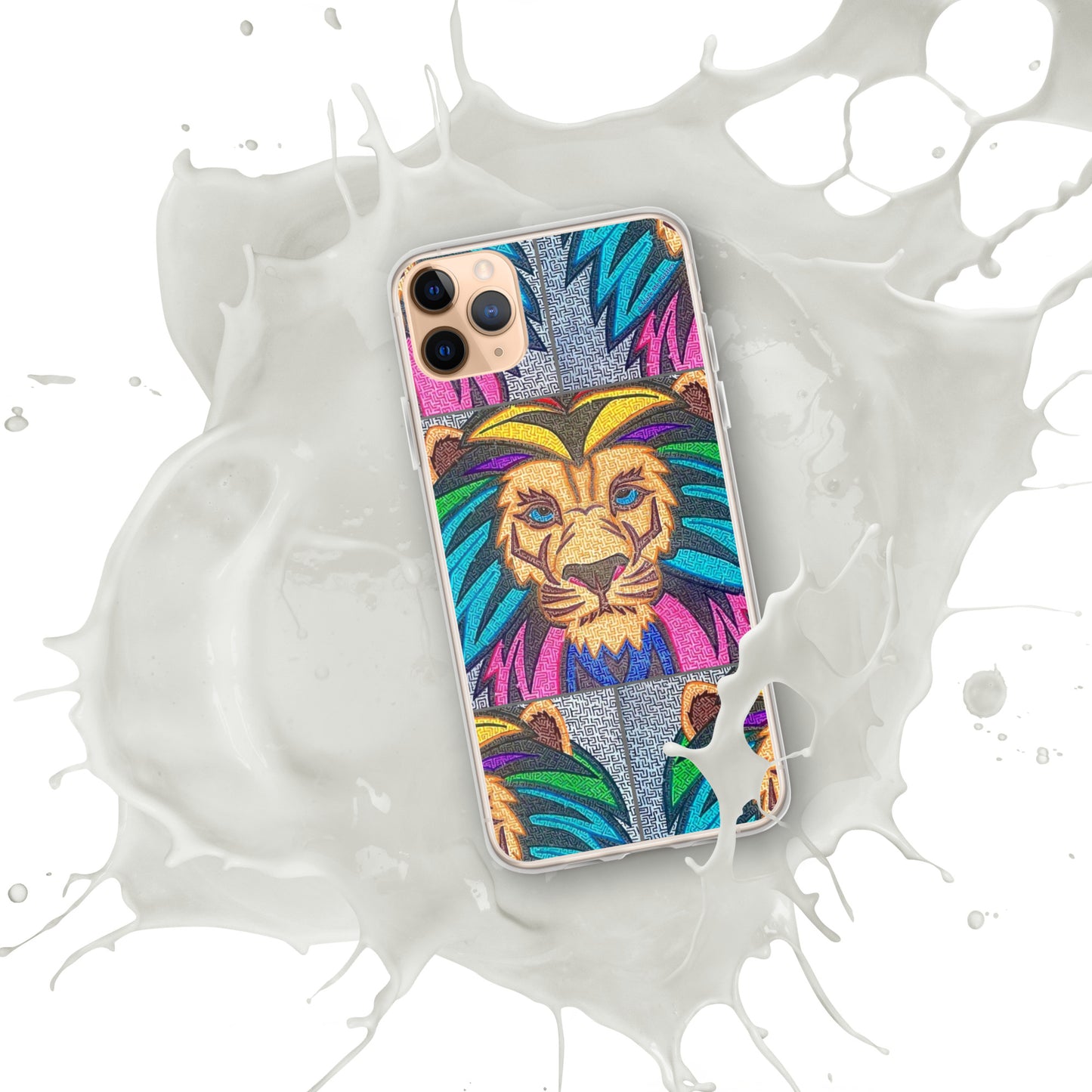 Lion Maze iPhone Case