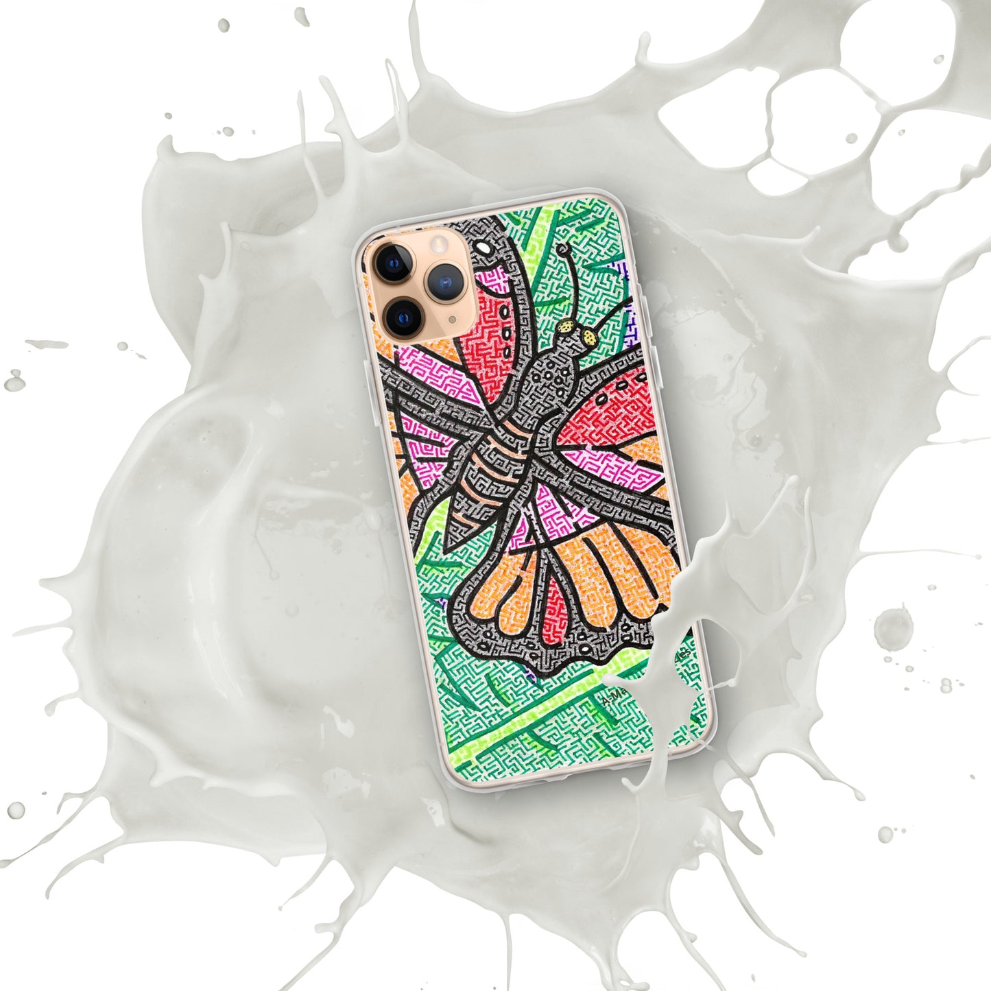 Butterfly Maze iPhone Case