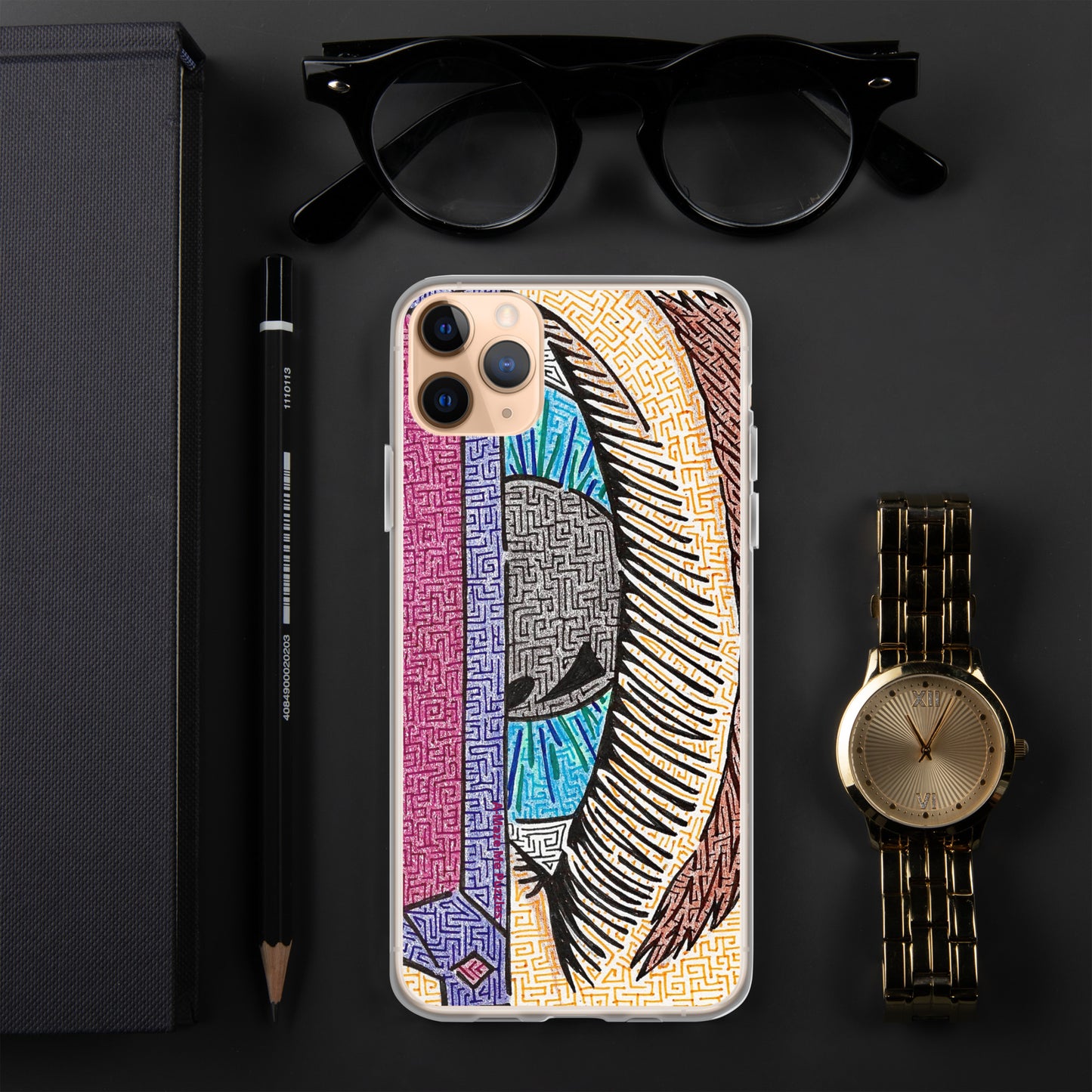 Eye Pop-Art Maze iPhone Case