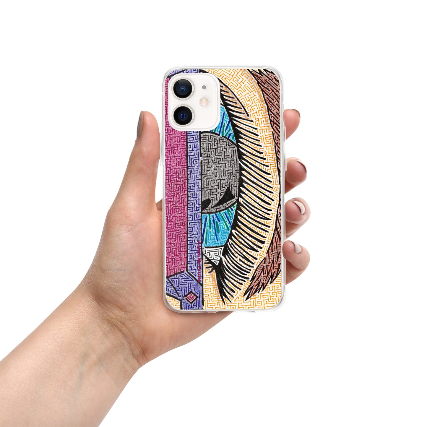 Eye Pop-Art Maze iPhone Case