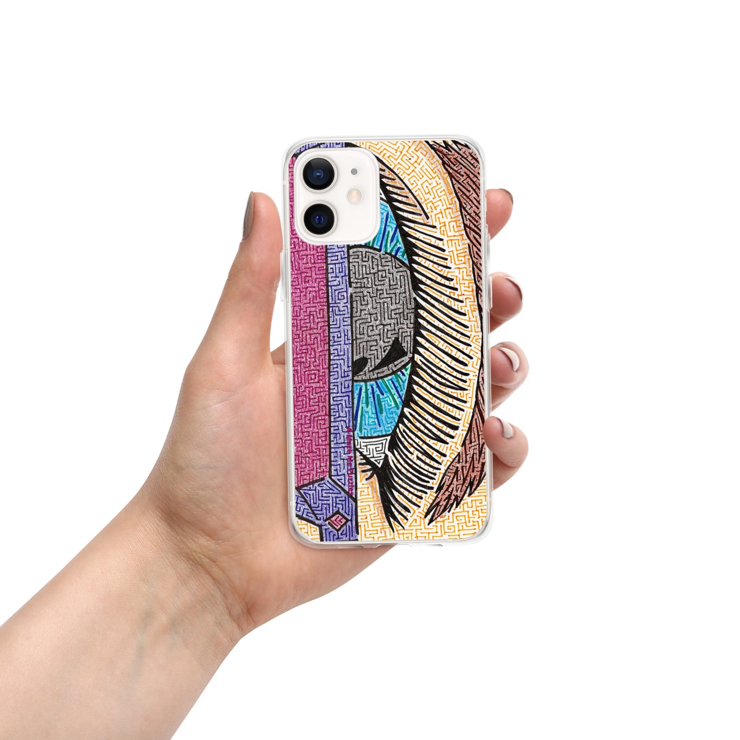 Eye Pop-Art Maze iPhone Case