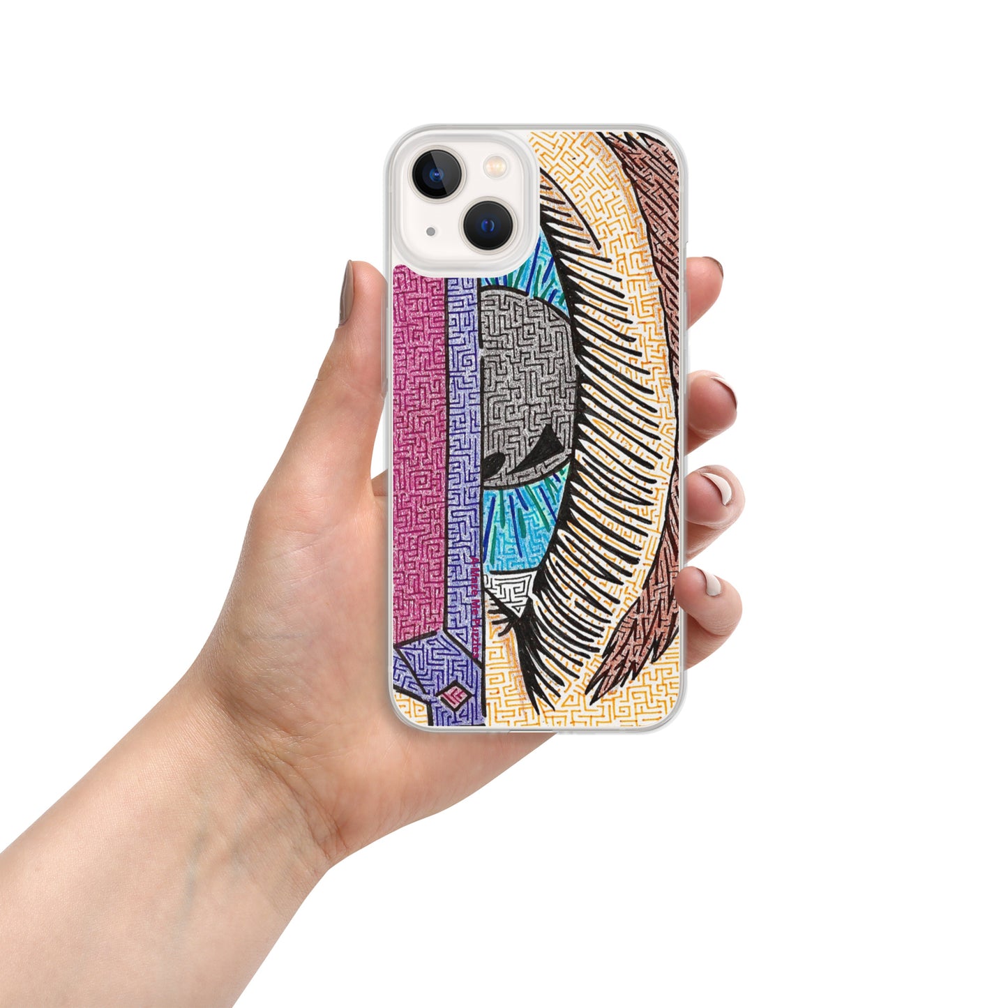 Eye Pop-Art Maze iPhone Case