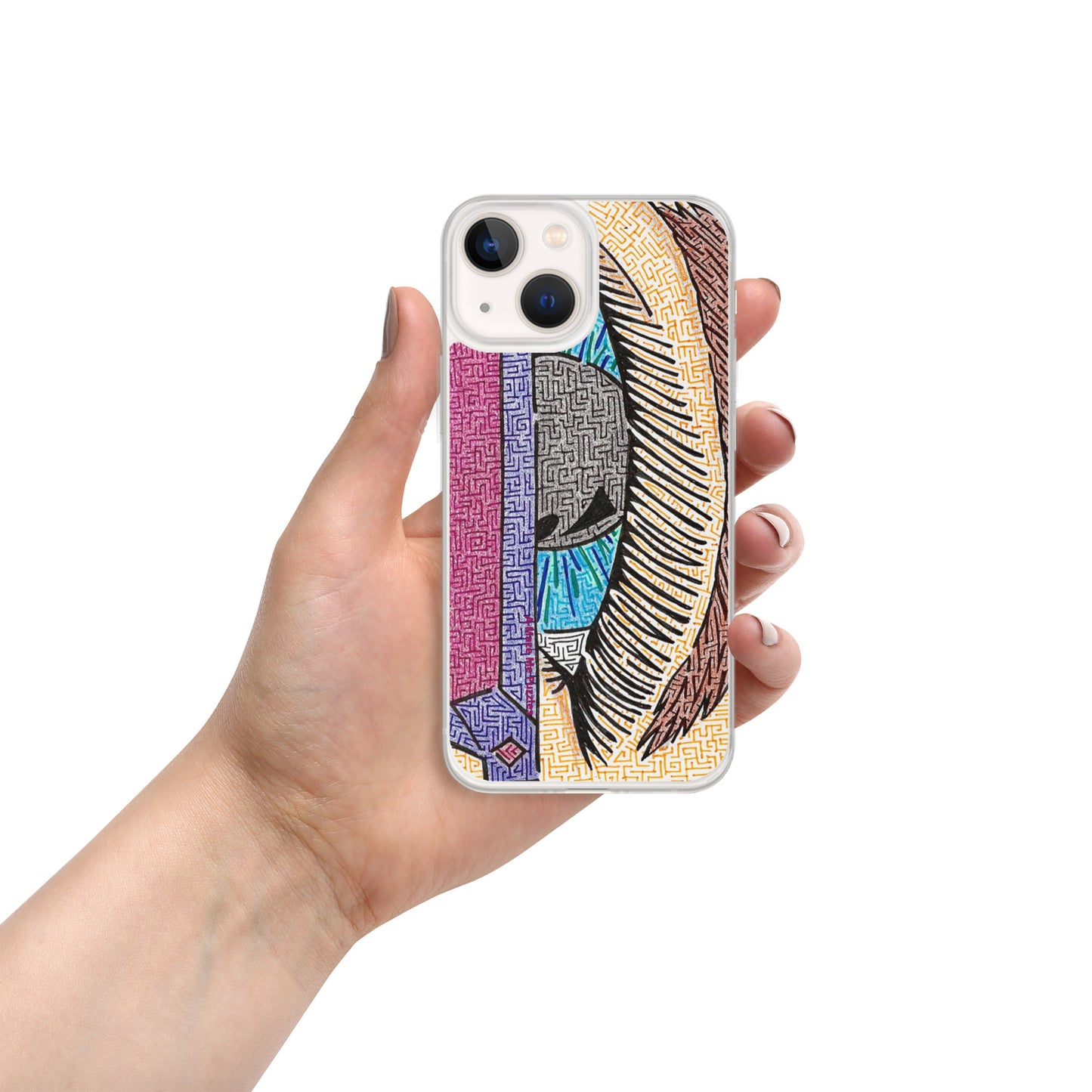 Eye Pop-Art Maze iPhone Case
