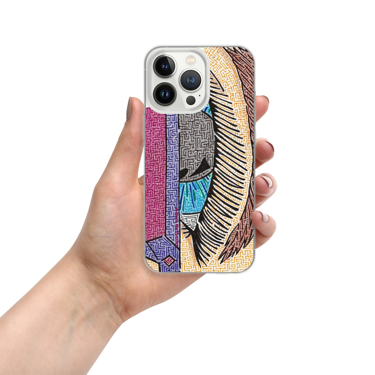 Eye Pop-Art Maze iPhone Case
