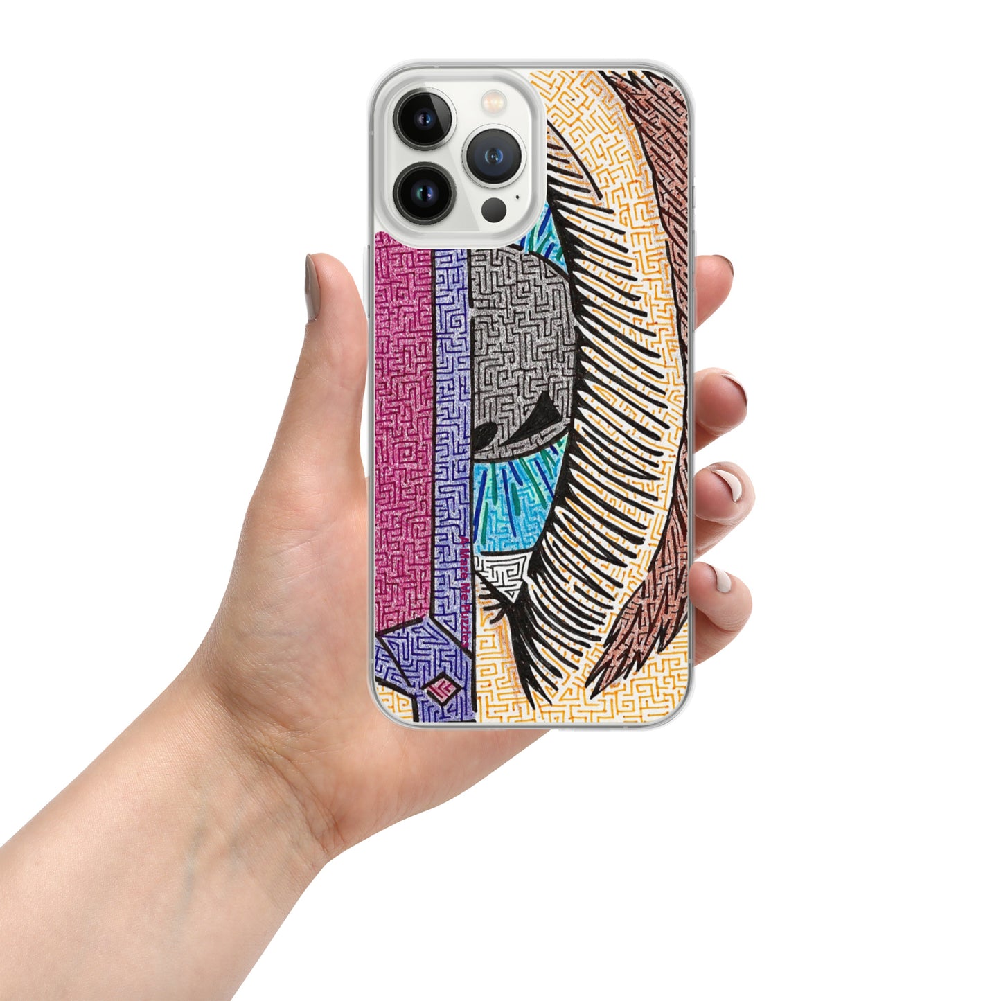 Eye Pop-Art Maze iPhone Case