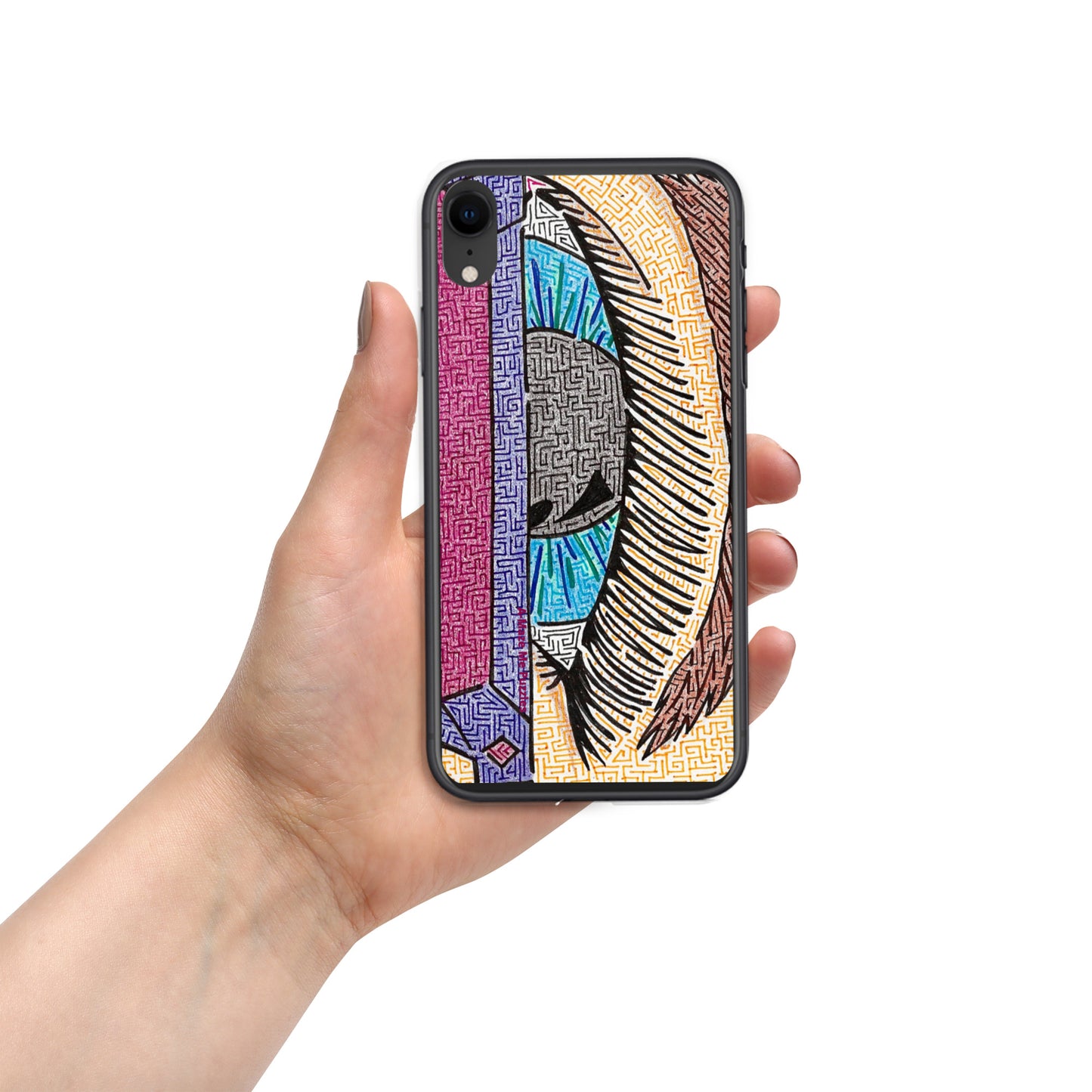 Eye Pop-Art Maze iPhone Case