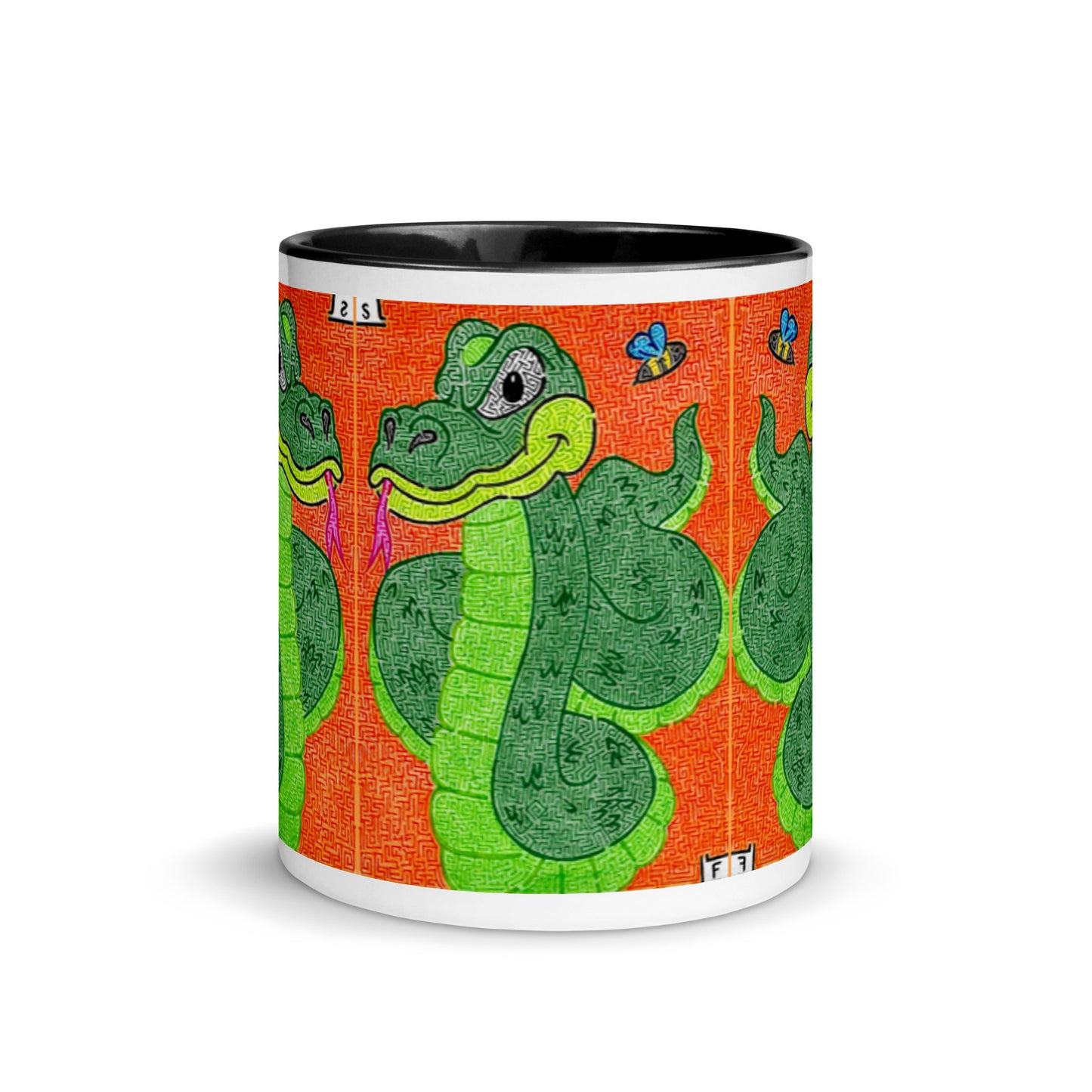 Snake Maze Ceramic Mug