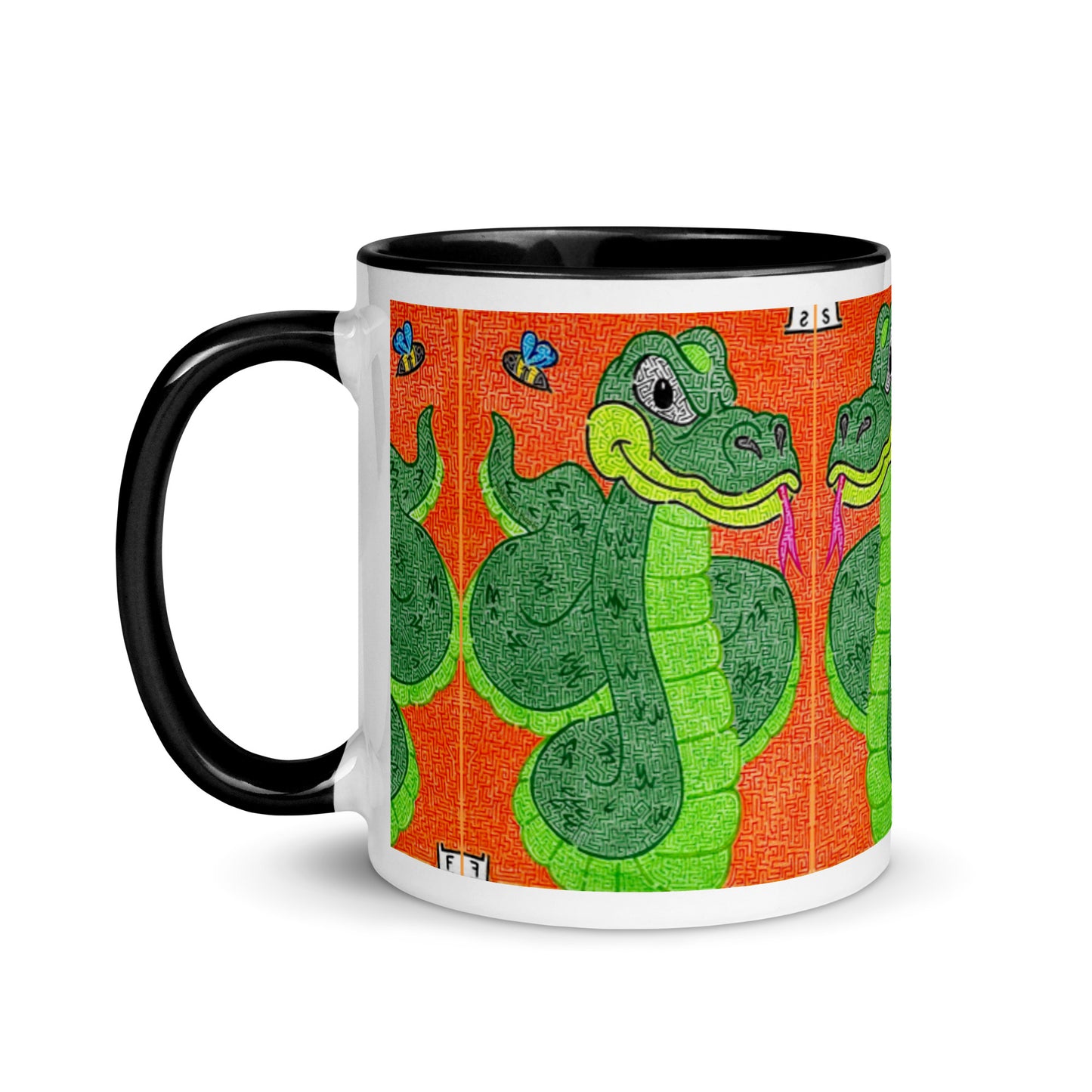Snake Maze Ceramic Mug