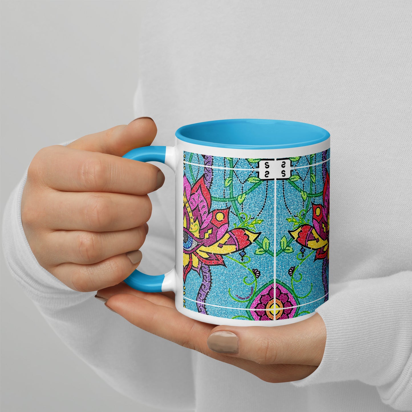 Mandala Maze Ceramic Mug
