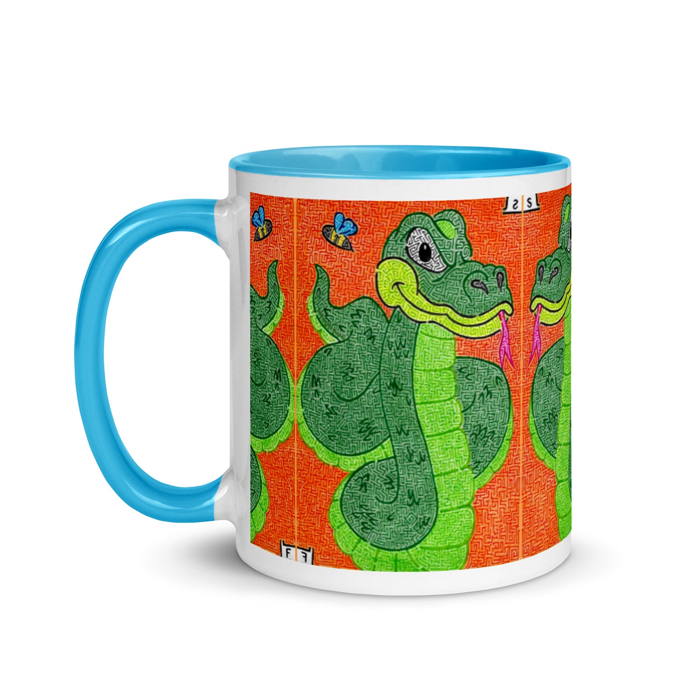 Snake Maze Ceramic Mug