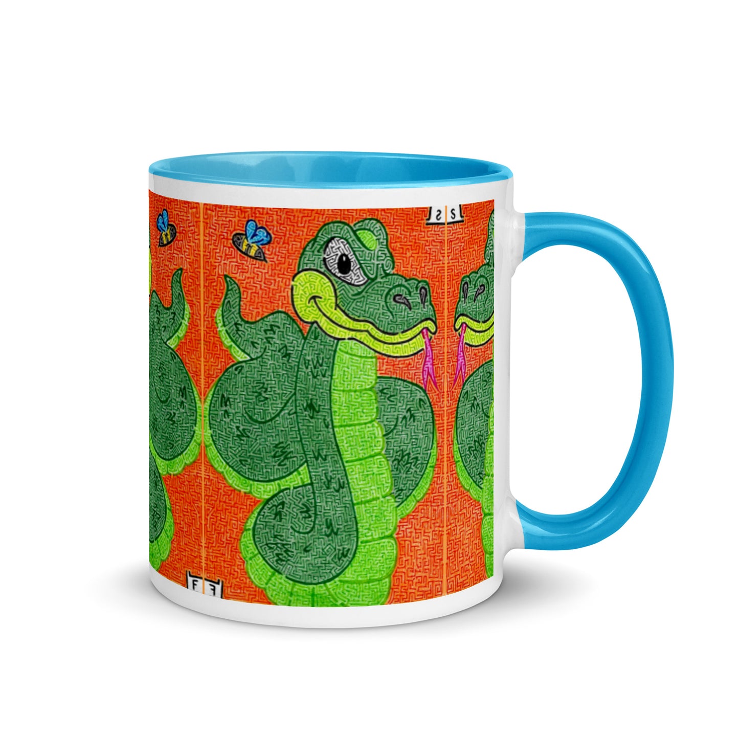 Snake Maze Ceramic Mug