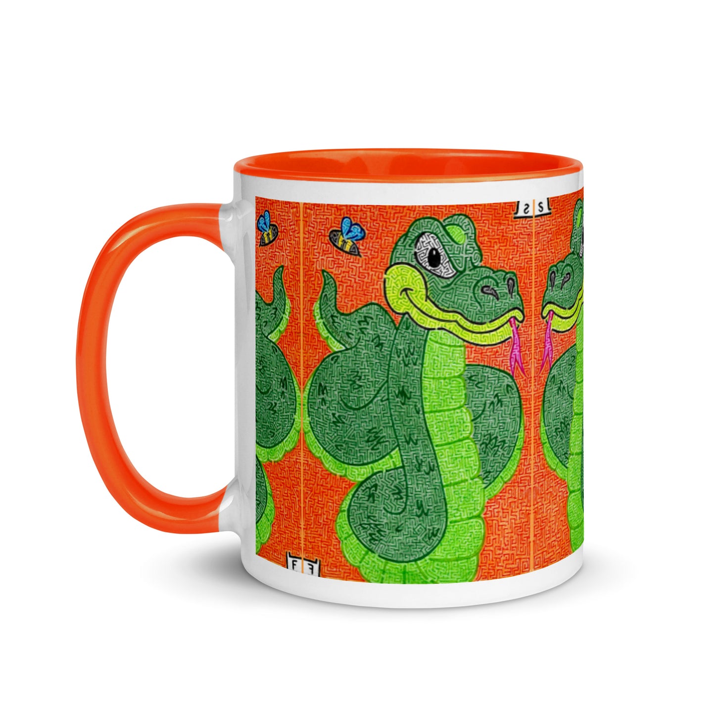 Snake Maze Ceramic Mug