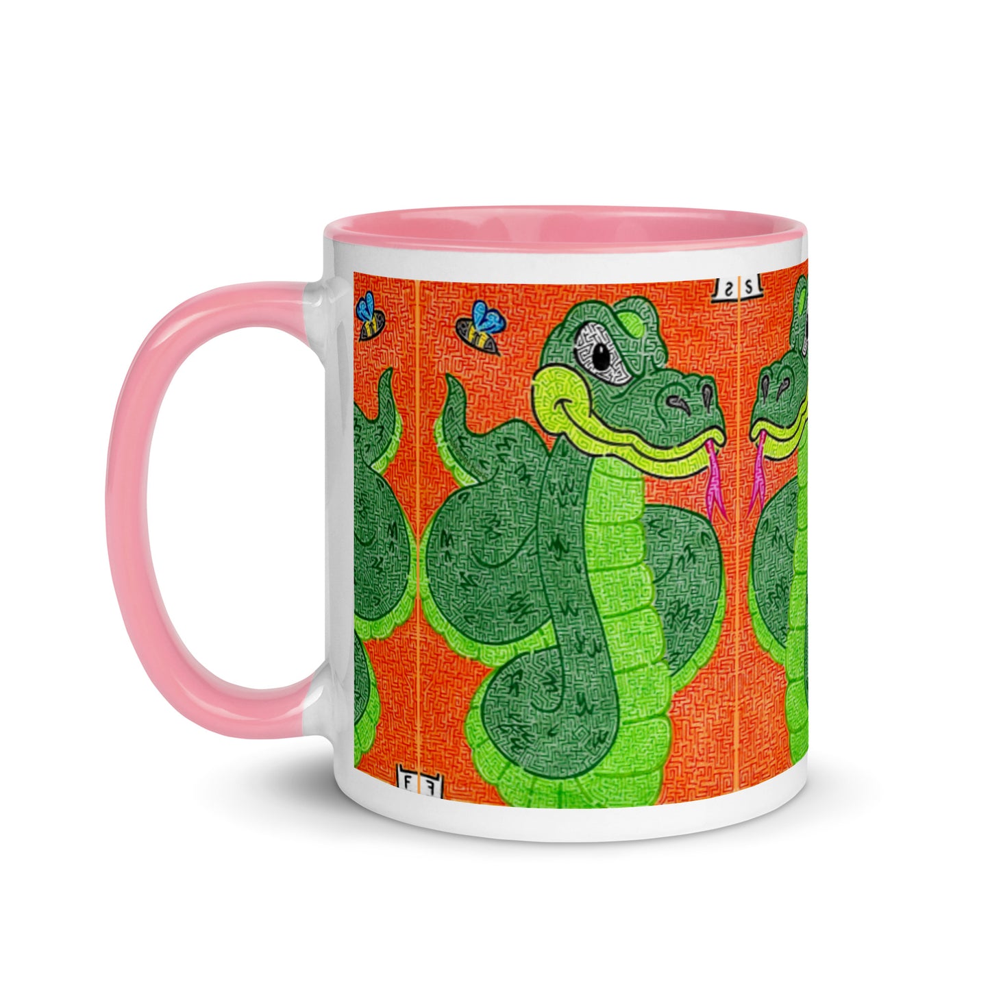 Snake Maze Ceramic Mug