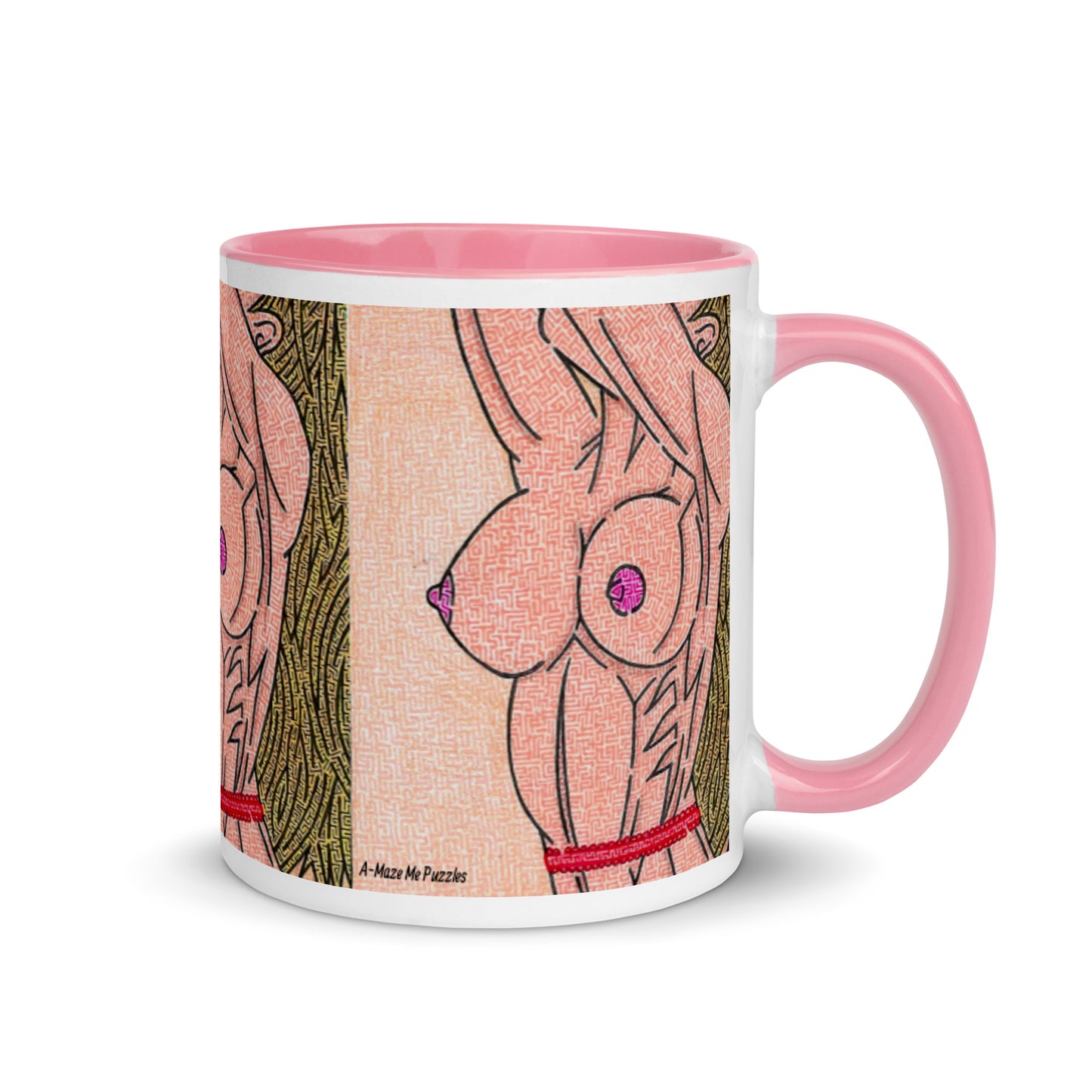 Breasts Maze Ceramic Mug