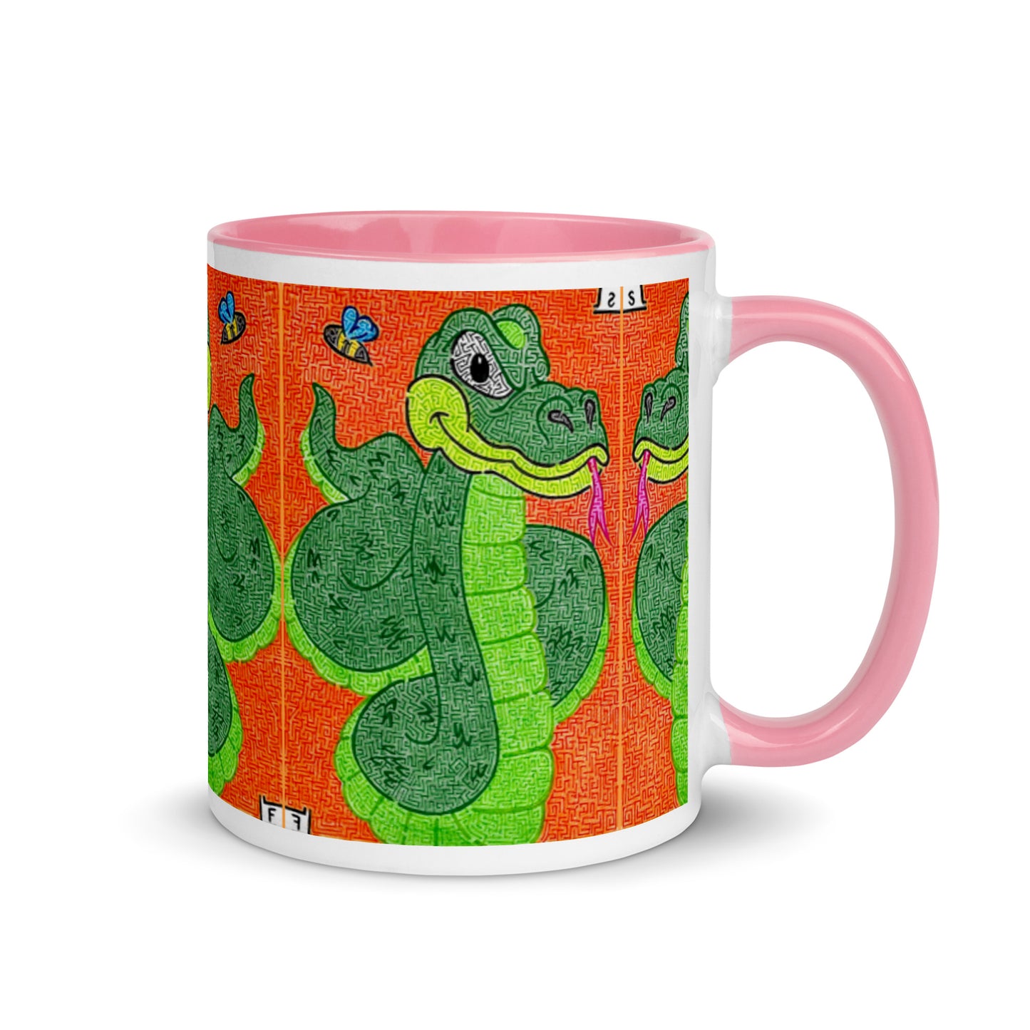 Snake Maze Ceramic Mug