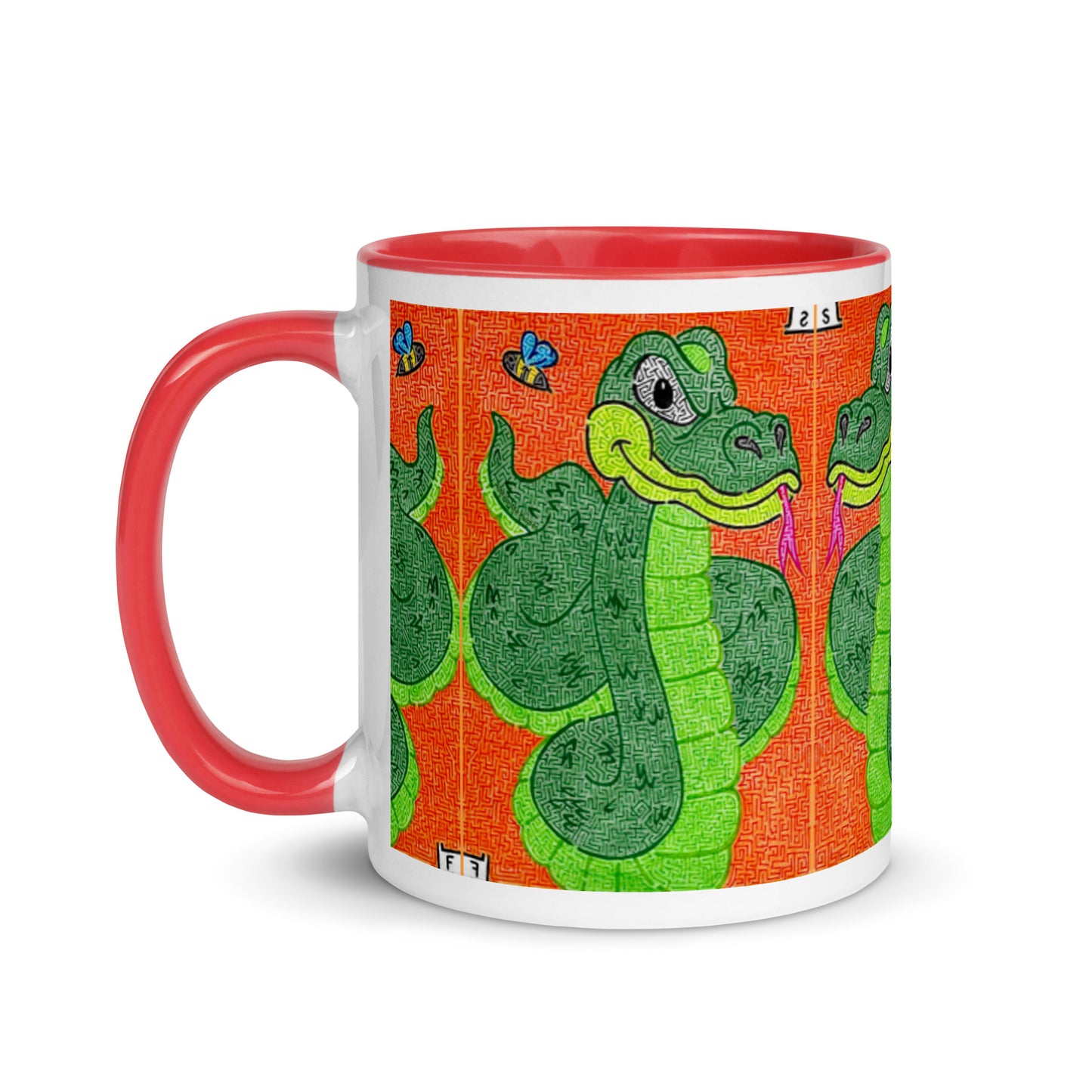 Snake Maze Ceramic Mug