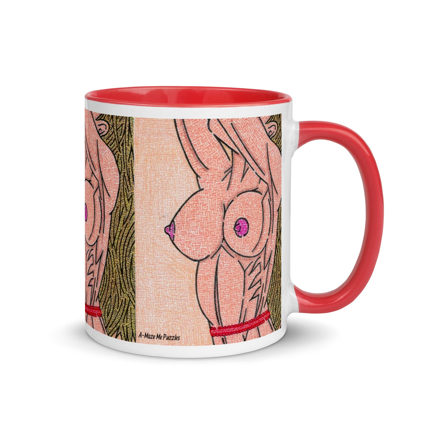 Breasts Maze Ceramic Mug