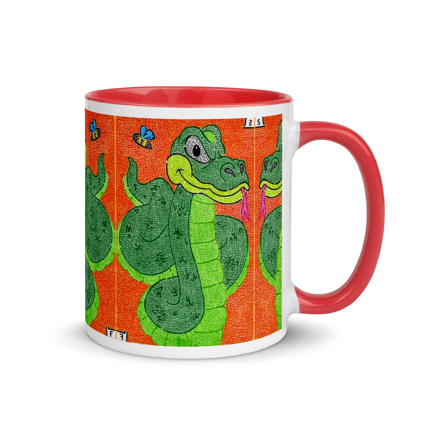 Snake Maze Ceramic Mug