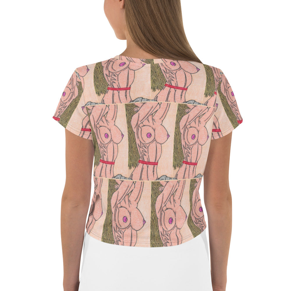 Breasts Maze Women's Crop Tee