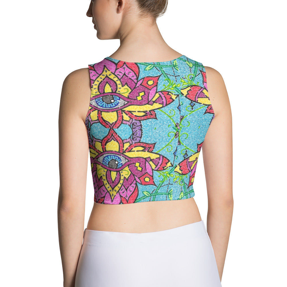 Mandala Maze Women's Crop Top