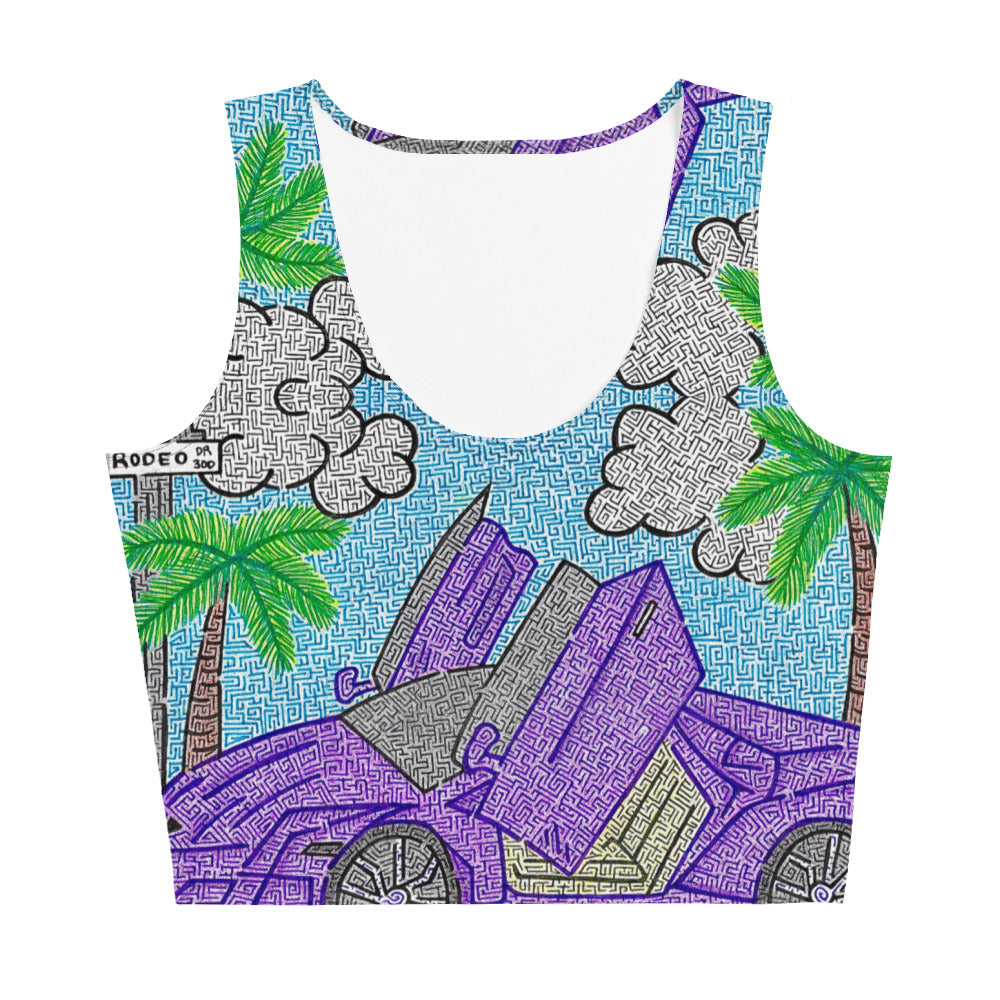 Lamborghini Maze Women's Crop Top