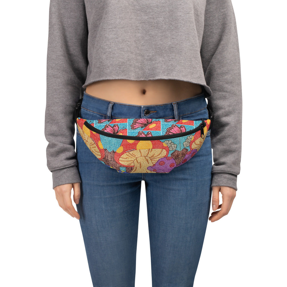 Mushroom Maze Fanny Pack