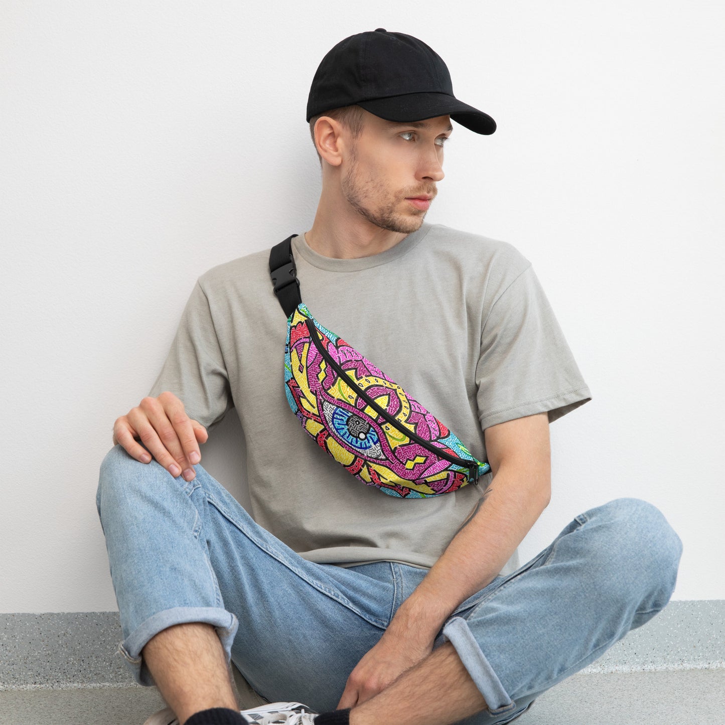 Mandala Maze Fanny Pack