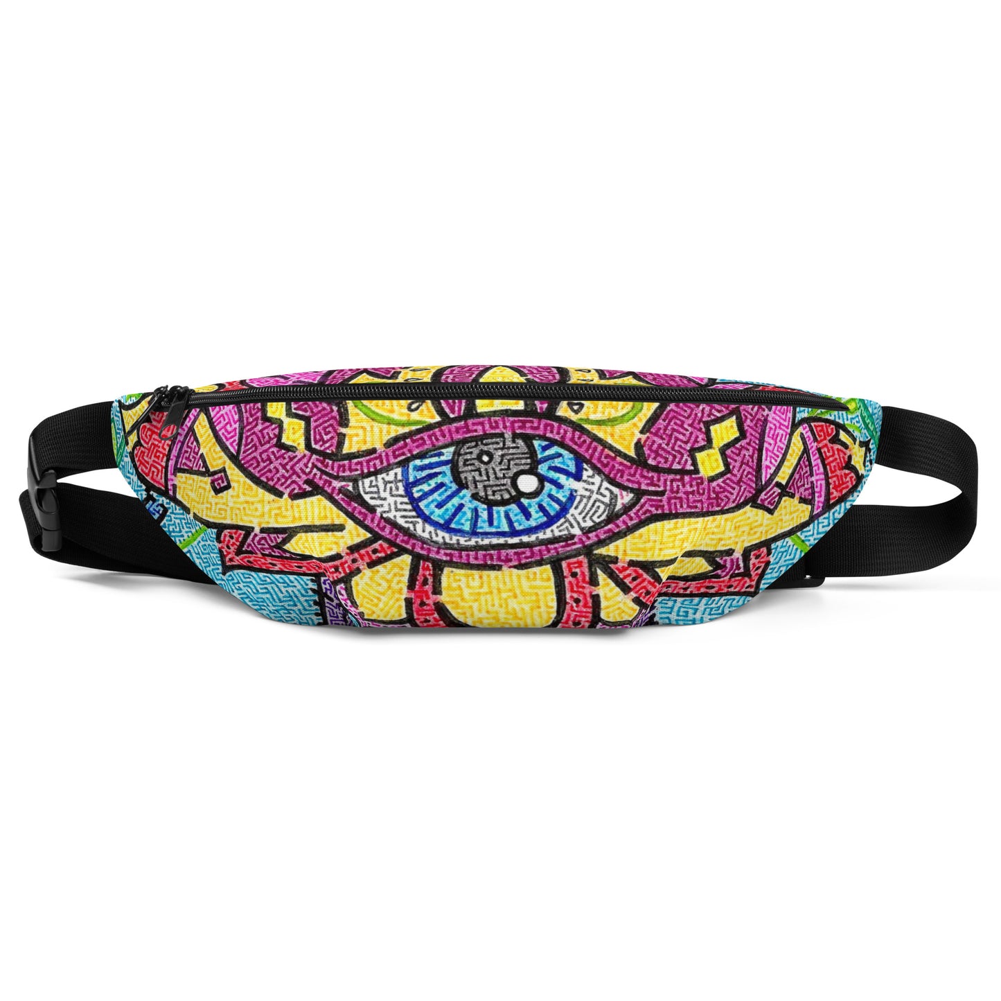 Mandala Maze Fanny Pack