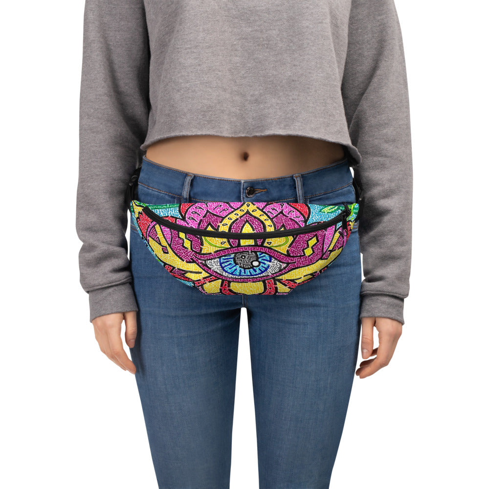 Mandala Maze Fanny Pack