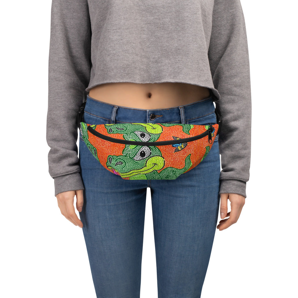 Snake Maze Fanny Pack