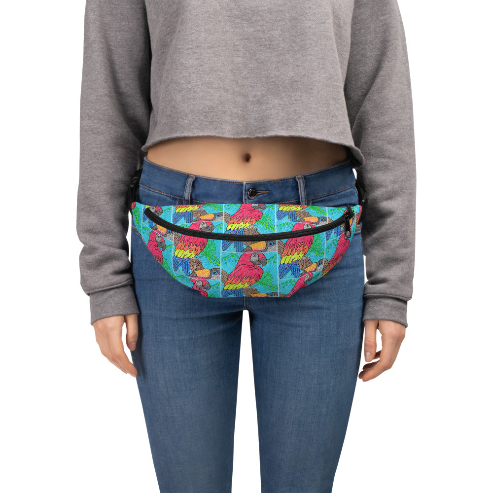 Parrot Maze Fanny Pack