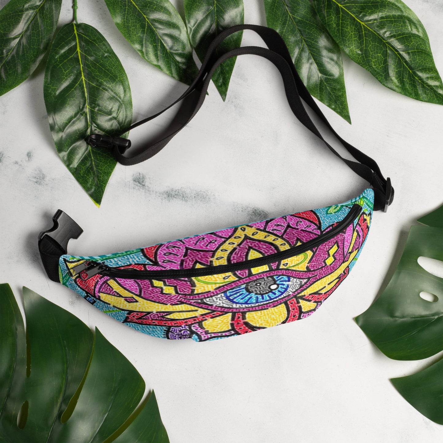 Mandala Maze Fanny Pack