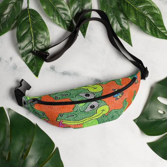 Snake Maze Fanny Pack