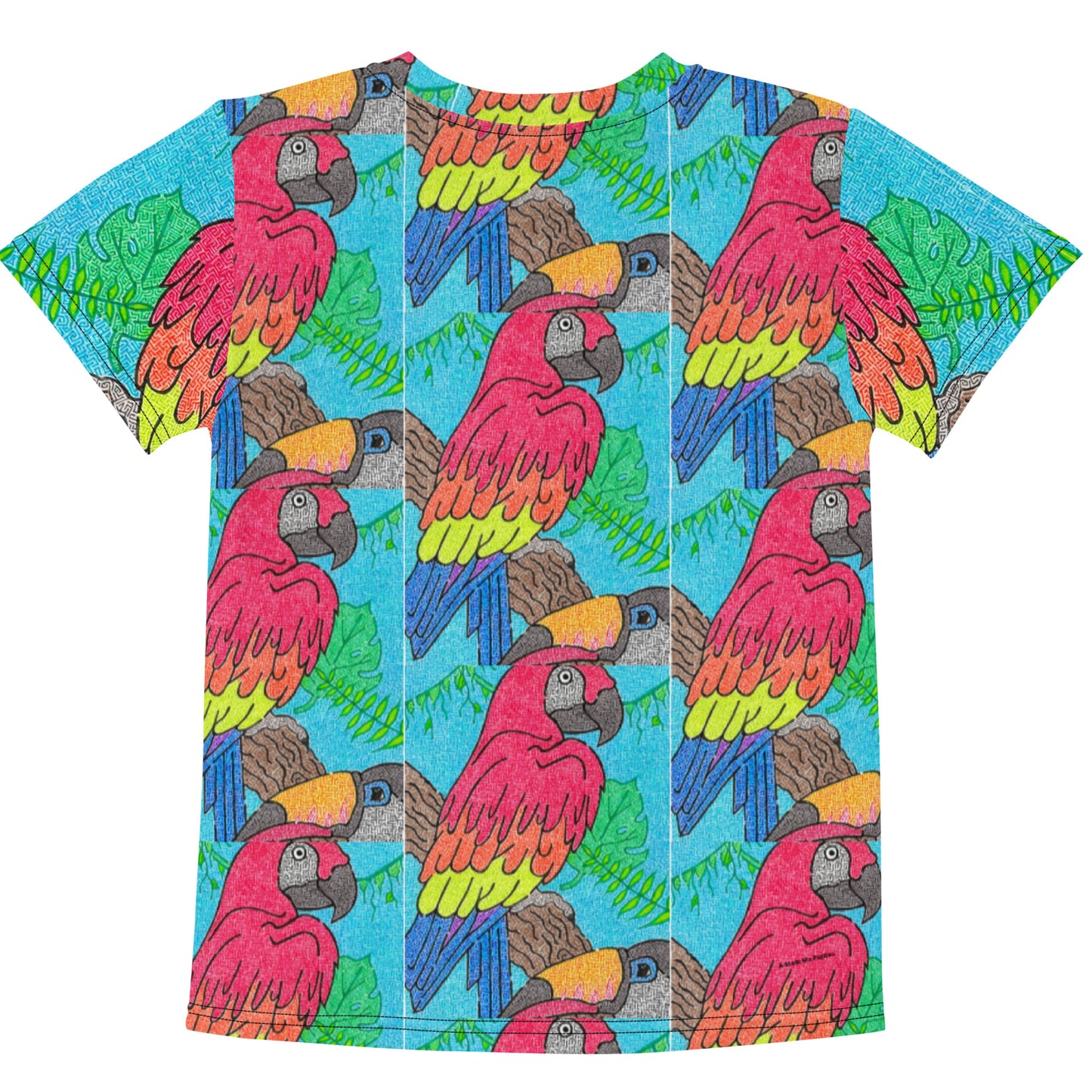 Parrot Maze Kid's T-Shirt