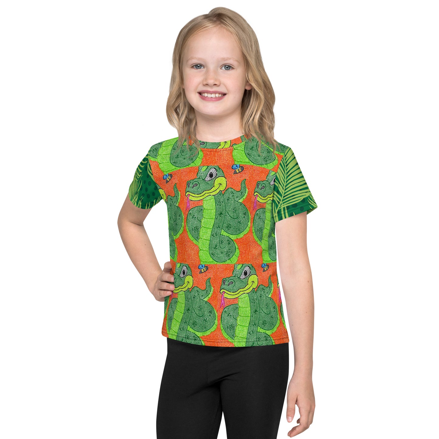 Snake Maze Kids T-Shirt