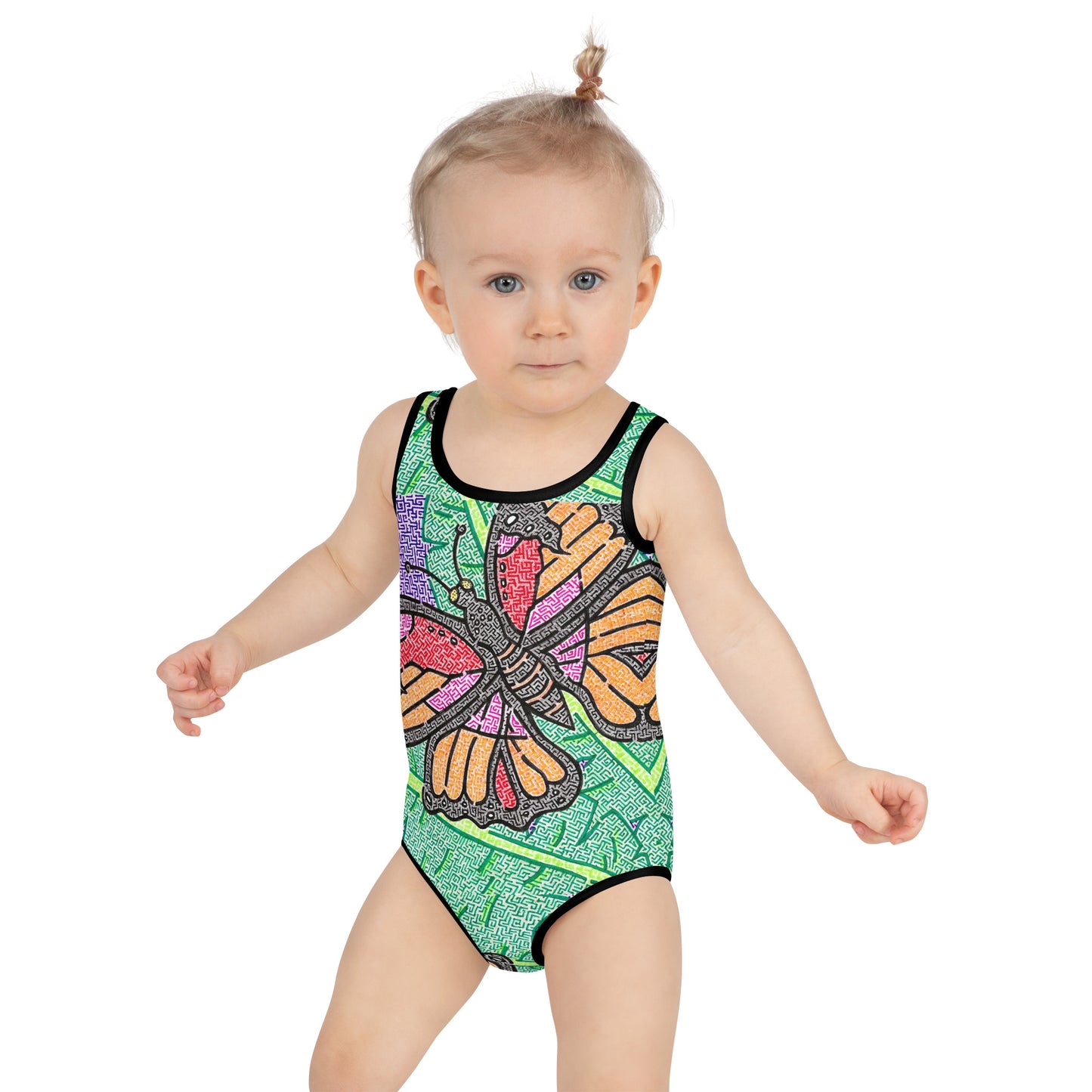 Butterfly Maze Kid's Swimsuit