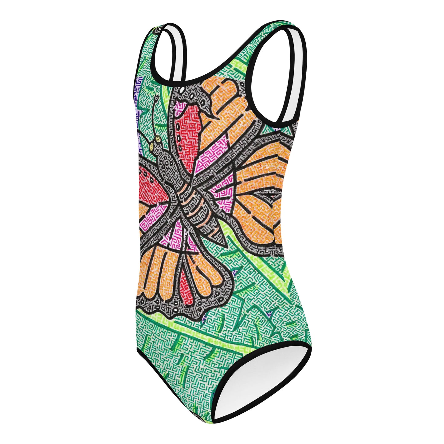 Butterfly Maze Kid's Swimsuit