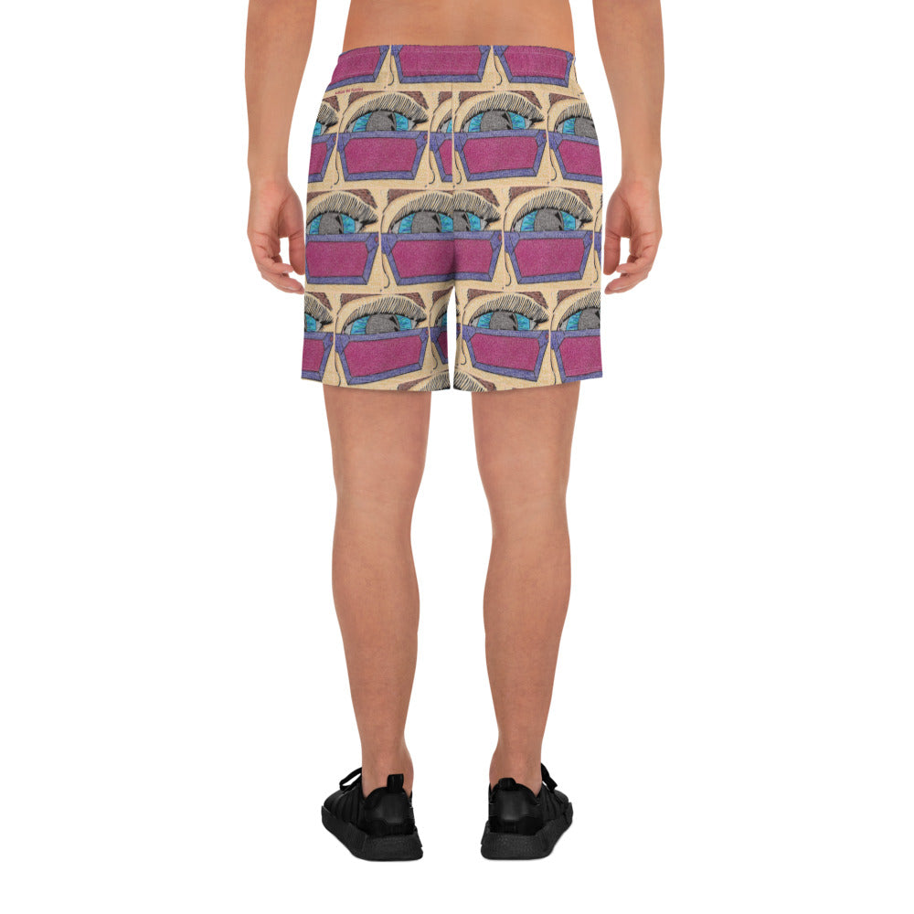 Eye Pop-Art Maze Men's Shorts