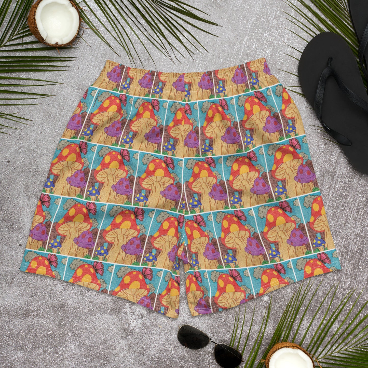 Mushrooms Maze Men's Shorts