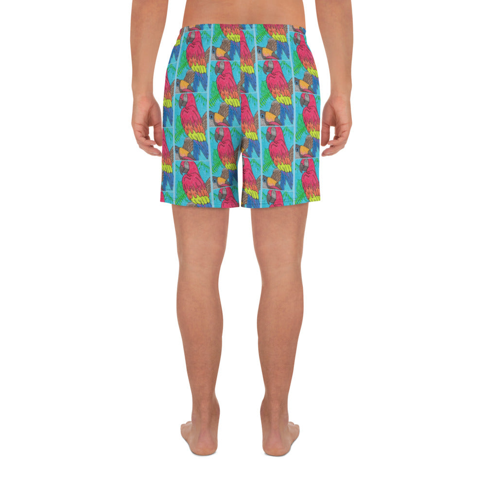 Parrot Maze Men's Shorts