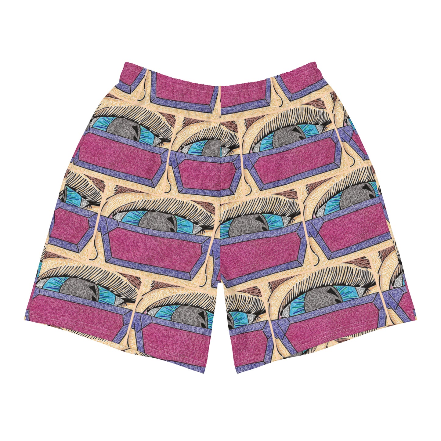 Eye Pop-Art Maze Men's Shorts