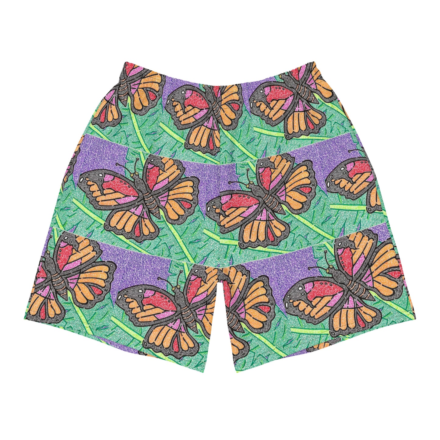 Butterfly Maze Men's Shorts