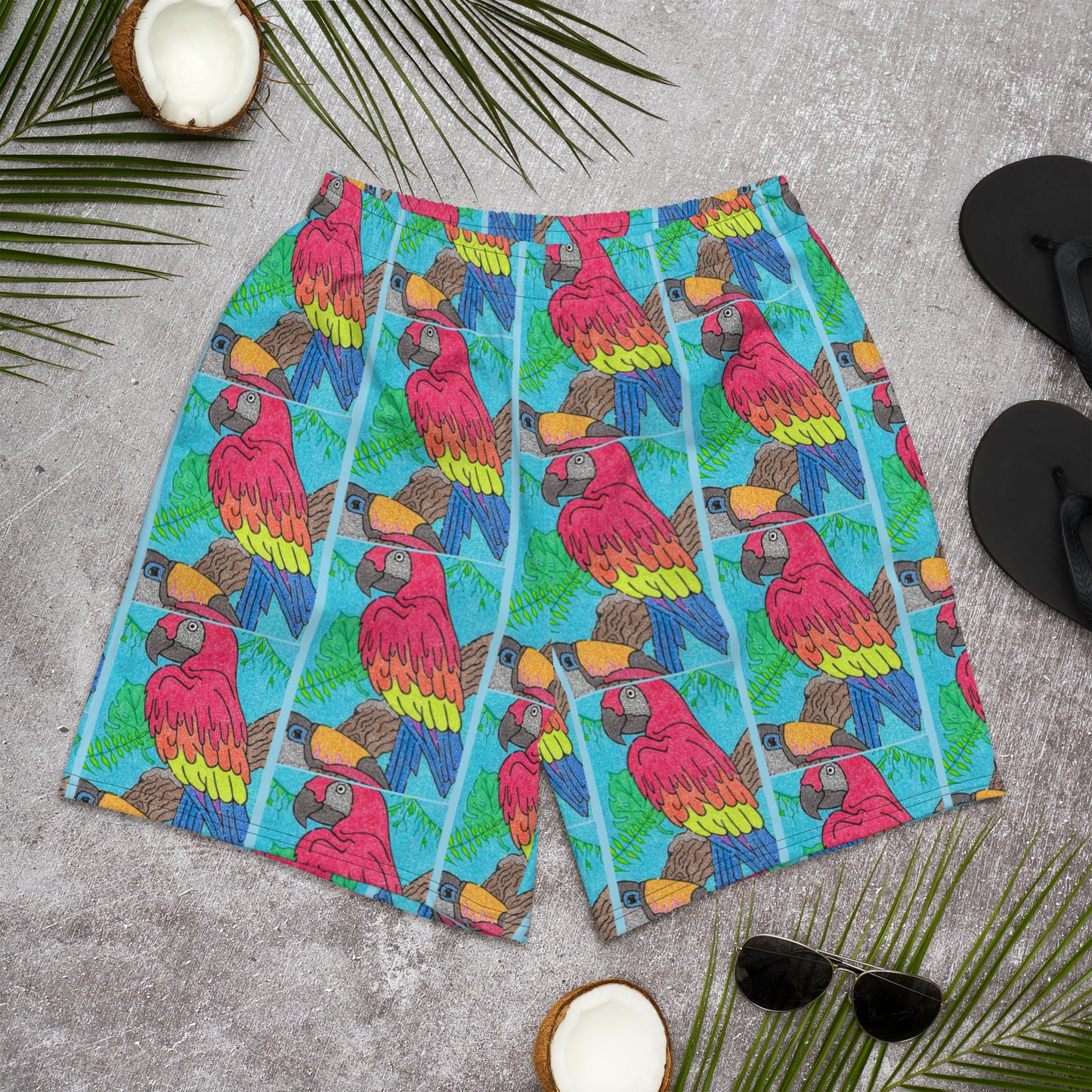 Parrot Maze Men's Shorts