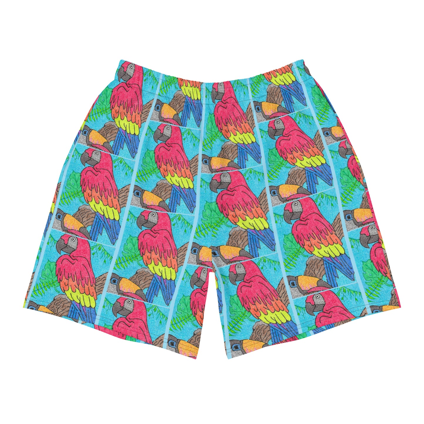 Parrot Maze Men's Shorts