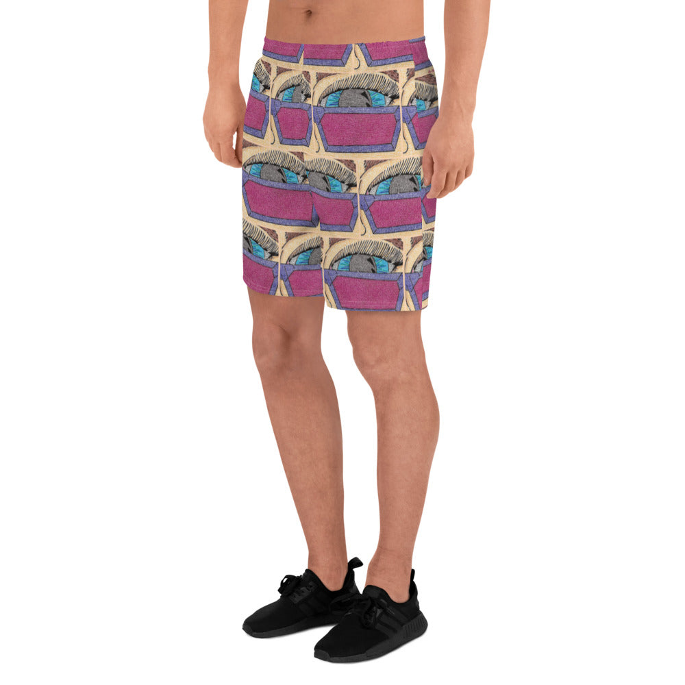 Eye Pop-Art Maze Men's Shorts